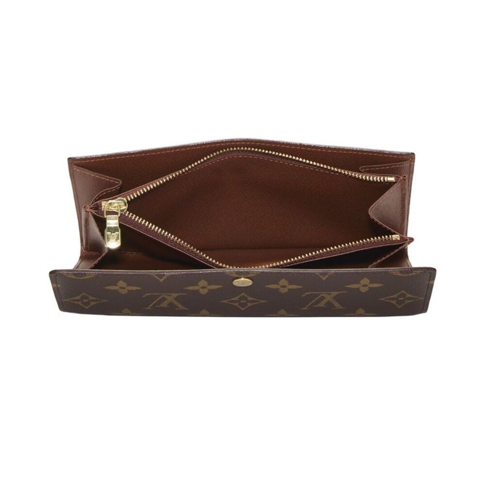 Louis Vuitton Brown Monogram Coated Canvas Porte Monnaie Credit - Picture 3 of 3